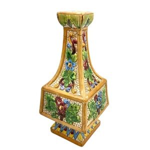 Kintsugi Antique Italian Vase Sgraffito Saca Gold Crack Art Gift Coming Soon!